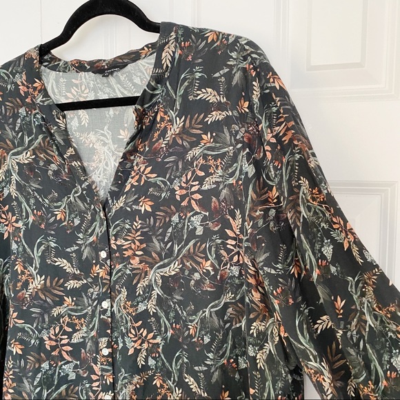 El Corte Ingles Floral Print Viscose Blouse - Picture 3 of 9